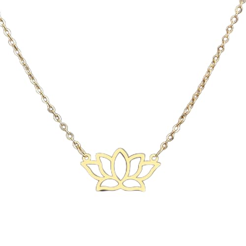 Collier de yoga femme acier inoxydable pour soulager le stress quotidien