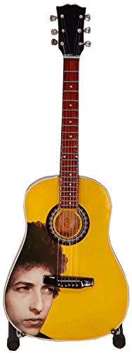 Miniature Guitare acoustique Bob Dylan MGT-7092 cadeau Muscal RockMusic - Les Beatles, Paul McCartney, John Lennon, RIngo Starr, George Harrison Miniature Guitare acoustique Bob Dylan MGT-7092 cadeau Muscal RockMusic