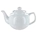 English Tea Store 6 Cup Teapot White Gloss Finish