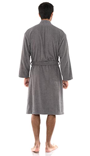 Image of TowelSelections Mens Robe Cotton Terry Cloth Bathrobe Soft Towel Bath Robe for Men XS to 3X