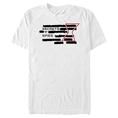 T-shirt Marvel Spies Blanc 3XL coupe ample pour homme fort