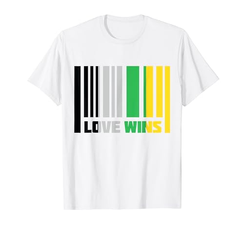 Skoliosexual Pride Flag Love Gana Camiseta