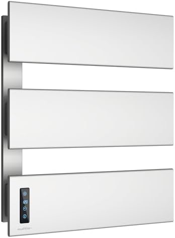 Towel Warmers for Bathroom, Heated Towel Rack Wall Mounted, 21.6"...