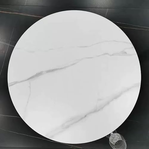 Xxbbyubo HpLazy Susan ~`]e[u a60-100cm ^ Č ^[e[u ؗp ]v[g ϐ ϖՐ ~ ȒP(Matte white gray,60cm)