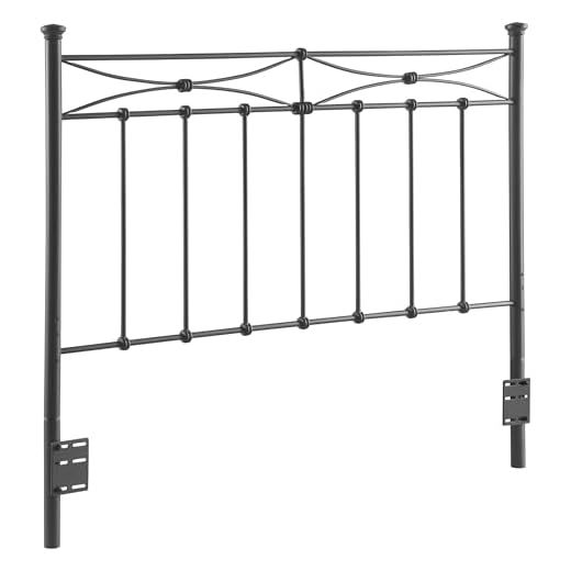 Metal Full/Queen Headboard Rustic Bronze
