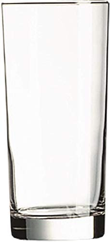 ArcoPrime Straight Sided Beverage/Cooler Glass, 16 Ounce Set of 12, Clear