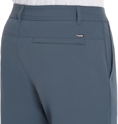 Hurley Men's Water Repellent Hybrid Performance Stretch Pant (US, Waist Inseam, 36, 30, Regular, Regular, Blue)4