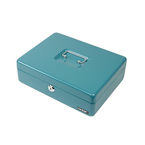 HMF 10015-24 Geldcassette Geldtelcassette 30 x 24 x 9 cm, petrol - Image 5