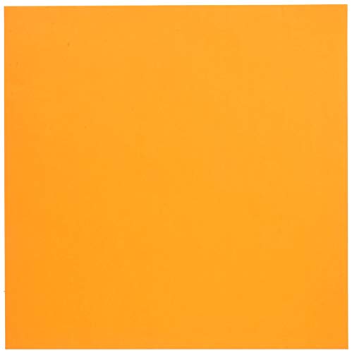 トーヨー 折り紙 片面おりがみ 単色 35cm角 きだいだい 50枚入 076106