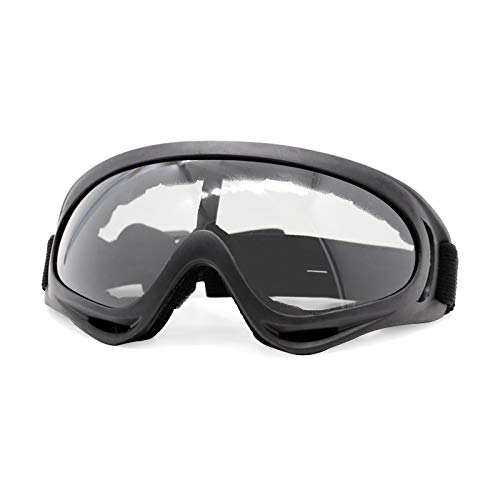 GBMITING Gafas de Motocross, Gafas Esquí Gafas de motocicleta deportes al aire libre Ski Bike Motobike Moto Windshield sol(Transparent)