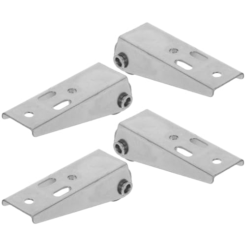 ULTECHNOVO 4pièces Roulettes Rigides pour Porte Coulissante de Placard Penderie Kit de Roulettes pour Porte Coulissante de Placard Penderie Type Grange