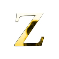 Goud 20cm Groot formaat Verdikte 3D Acryl Spiegel Letters - Gratis Combinatie Zelfklevende Plexiglas Spiegels - DIY Veiligheid Muurstickers Decor Letter S
