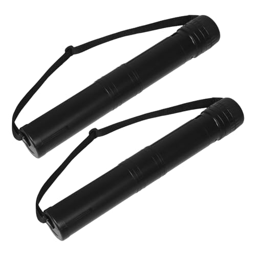 HOMSFOU Multipurpose Art Supply Box Telescoping Storage Tube for Paint Drawing Tools