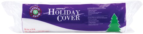 Buffalo Batting Christmas Holiday Cover Roll 36x8': White,CB2584