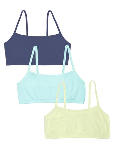 Image of Fruit of the Loom Women's Spaghetti Strap Cotton Sports Bra - All-Day Comfort & Easy Movement