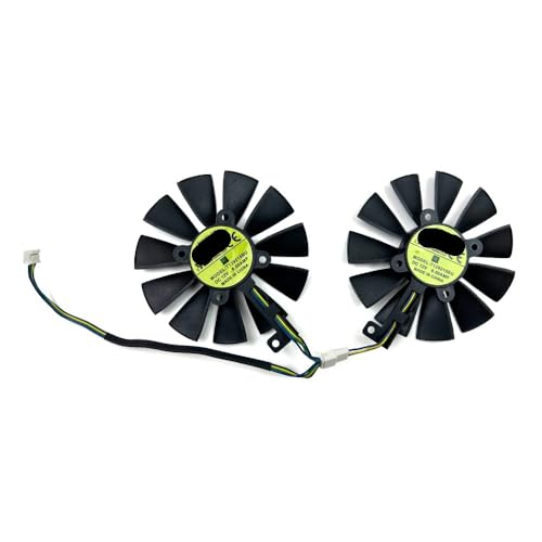 QKFTCSDW Cooling Fan 87mm 4pin T129215BU FDC10U12S9-C For RX480 470 570 580 Expedition OC Graphics Card Fan(T129215BU)