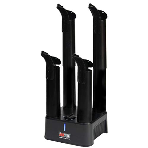 JobSite Boot Dryer - Mighty Dry with Heat Blower Fan - Fast Glove & Shoe Dryer - Helps Reduce Odor