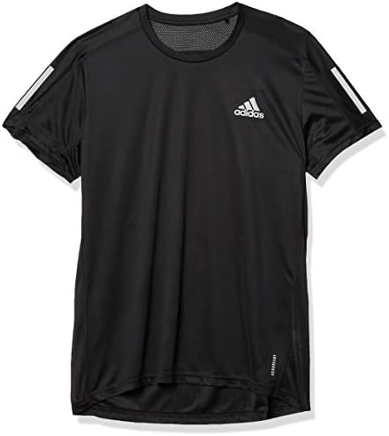 adidas Men's Own The Run Tee, Black, X-Large