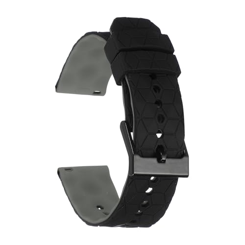Bracelet montre silicone football souple à libération rapide avec boucle