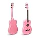 CB SKY 30” Wooden Pink Acoustic Guitar/Girls Gift/Kids Musical Toys/Musical Instrument for age 3-5 5-9