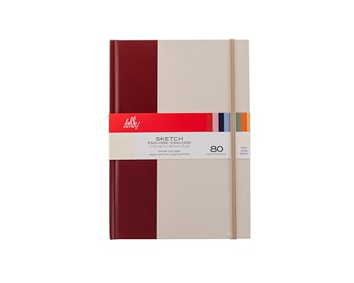 Image of Hello, Artist! Hardbound Sketch Book, A5, 5.7 inch x 8.2 inch, Artist, Drawing, Book, Paper, Painting, 80 Sheets, 110gsm, Sketch Book for Students, Adults, Beginners, Suitable for Any Dry Media