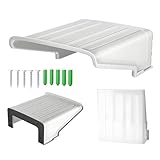 SamIdea Sun Rain Shade Cover Outdoor, CCTV Security Camera Top Case Shield Protective Roof for CCTV Surveillance Camera Hikvision/Nest/Ring/Arlo/Dome/Bullet/Bell (Square Shapped)