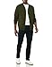 Amazon Essentials Men's Lambs Wool V-Neck Cardigan Sweater with Pockets (Previously Goodthreads), Dark Olive, X-Large Tall