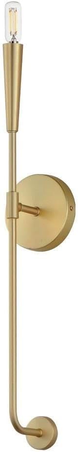 Maxim Vela - 1 Light Wall Sconce-24 Inches Tall and 5 Inches Wide-Black Finish