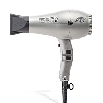 Secador de Cabelo Parlux 385 Power Light 220V - Prata