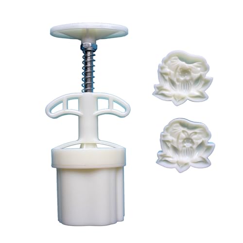 CHIZISX Stampo per torte a forma di fiore e luna, in ABS, per torte, biscotti e cioccolatini