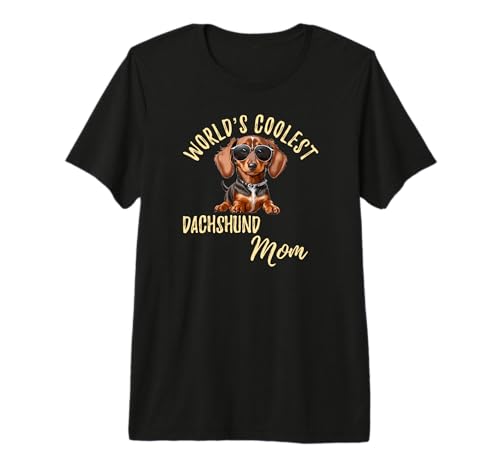 El Perro Salchicha más Guay del Mundo, mamá, Divertido, Weiner Dog, Doxie Granddog Camiseta Premium