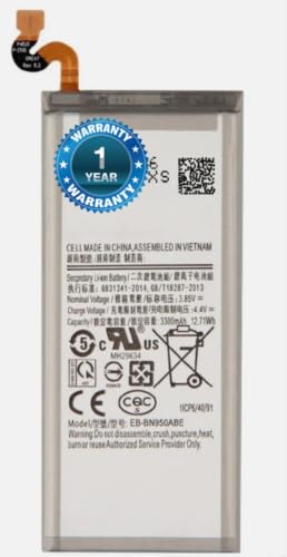 Image of THE BATTERY STORE Original EB-BN950ABE Battery for Samsung Galaxy Note 8 SM-N9500 SM-N950U, SM-N950F Battery with 1 Year Warranty** (Q28966)