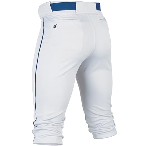 Image of Easton Boys' Rival+ Baseball Pants | Knicker Fit | Youth Sizes | Piped | Multiple Colors