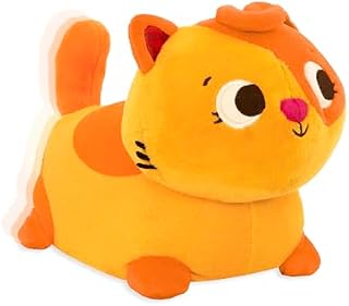 B. Toys By Battat Kot Przytulanka z Dźwiękami, Pomarańczowy, Od 6 miesięcy, BX2120Z