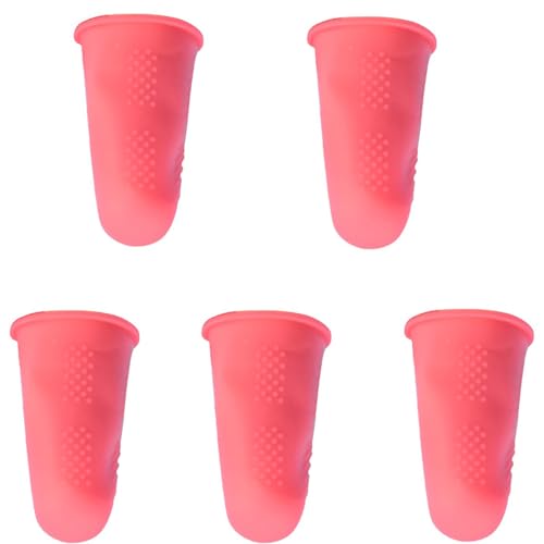Klaisy Mangas protectoras de dedos de durabilidad, cómodas fundas de silicona para un uso prolongado, cómodas mangas de silicona flexibles, a, Talla única