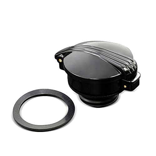Tappo serbatoio Craftride Monza in stile vintage per moto custom e modelli retro. Realizzato in alluminio di alta qualità con una superficie finemente lavorata