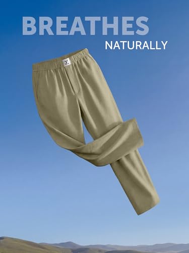 Image of XYXX Ultra-Breathable Solid Cotton Chambray Pyjamas For Men