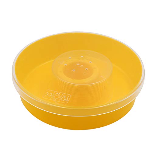 PROBEEALLYU Bee Feeder Bee Round Rapid Feeder Beekeeping Water Feeder Shallow Rapid Feeder Bee Feeding Drinker Beehive Drinking Bowl Bee Water Feeder Bee Keeping Equipment Beekeeper Tool – Bild 5