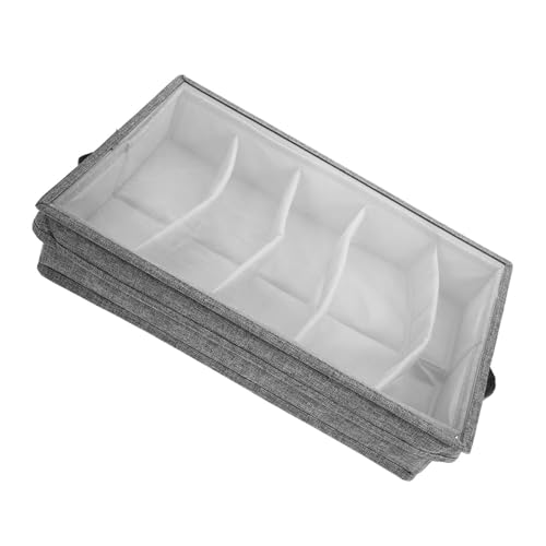 Limtula Caja de almacenamiento de cocina con cubierta extraíble, asas reforzadas, diseño apilable para cubiertos, suministros de oficina, organizador de joyas, organizador de utensilios de viaje para