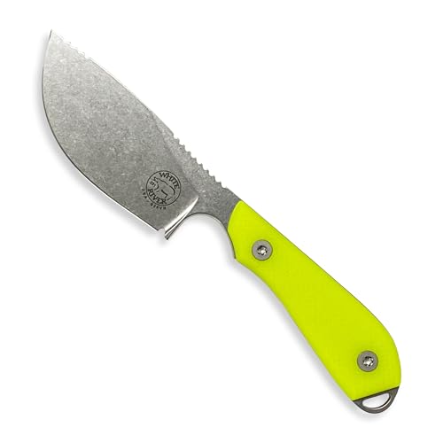 WhiteRiver WRM1-SKN-THV River Model 1 Skinner, High Vis Textured G10