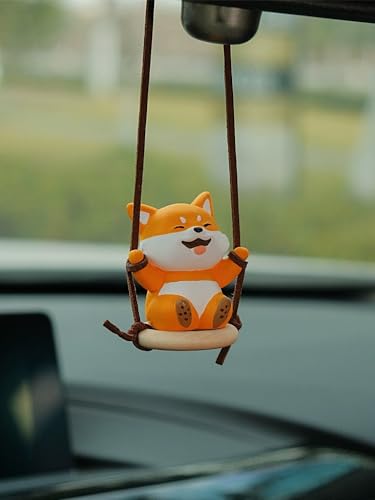 Ornement de rétroviseur Shiba Inu pour trajets quotidiens zen