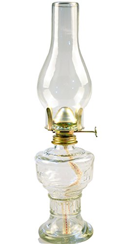 Mayflower Vintage Glass Oil Lamp