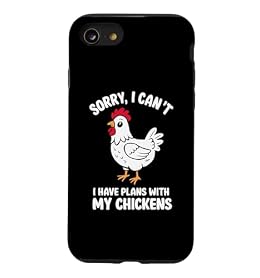 | Sorry, I can't have plans with my chickens Case for iPhone SE (2020) / 7 / 8