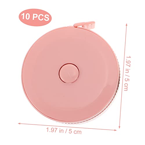 Cinta métrica mini retráctil para costura 1.5m 10 unidades miniatura 2
