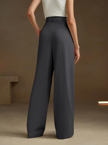 Image of KERI PERRY Trousers for Woman Pants Women's Formal Office Korean | Black Beige Track Pant | Straight | Cotton Spandex Stretchable Trouser | High-Waisted Bottom Wear