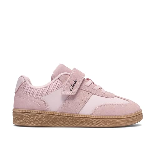 Clarks Cypressstep K. Basket Fille en cuir et textile respirant