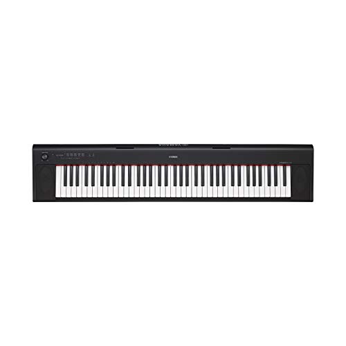 Polifonia 64 note YAMAHA NP-32 Piaggero Slimline Tastiera portatile, finitura nera