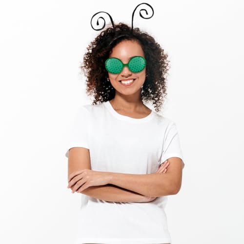 Image of FancyPants FunTime Bee Fly Sunglasses, Bumble Bee Accessory for Kids and Adults, Fun Oversized Bug-Inspired Glasses