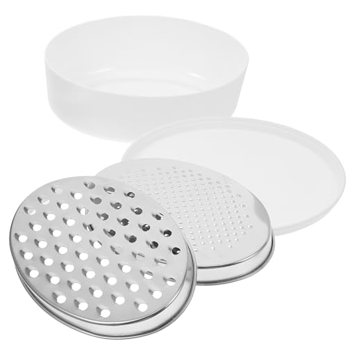 Set rallador con contenedor Tofficu inoxidable 3 piezas miniatura 1