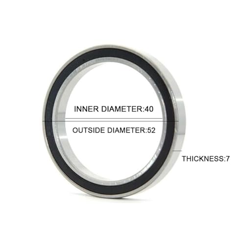 Roulement à billes 6808 2RS pour stopper l'usure par rouille des axes de 40mm - 2